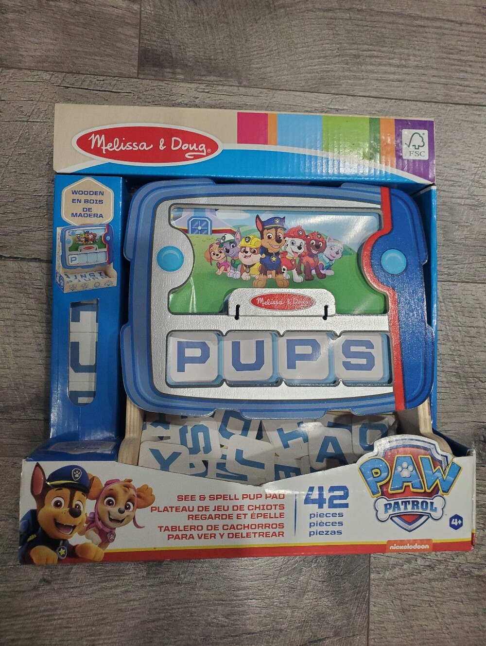Melissa And Doug Paw Patrol See And Spell